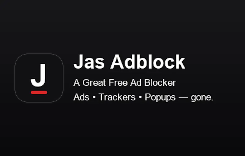 Jas AdBlock - Block Ad, trackers, popups screenshot 1