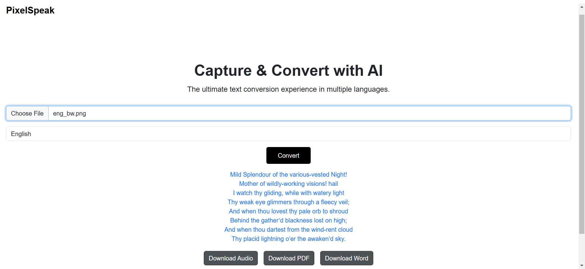 ImmageText2word - Converti l'immagine in testo in più lingue media 2