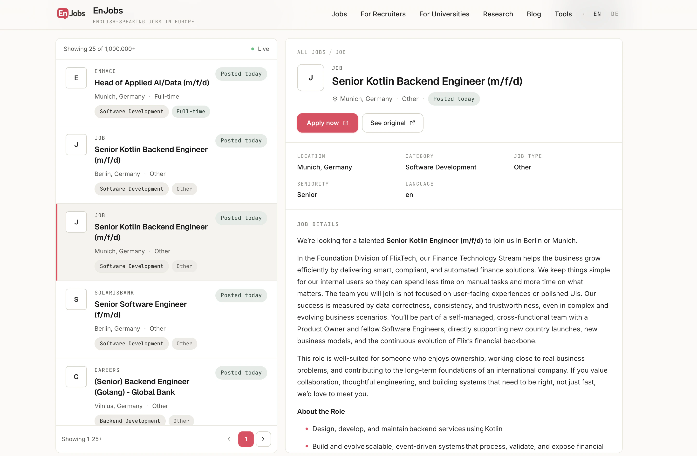 English Jobs screenshot 3