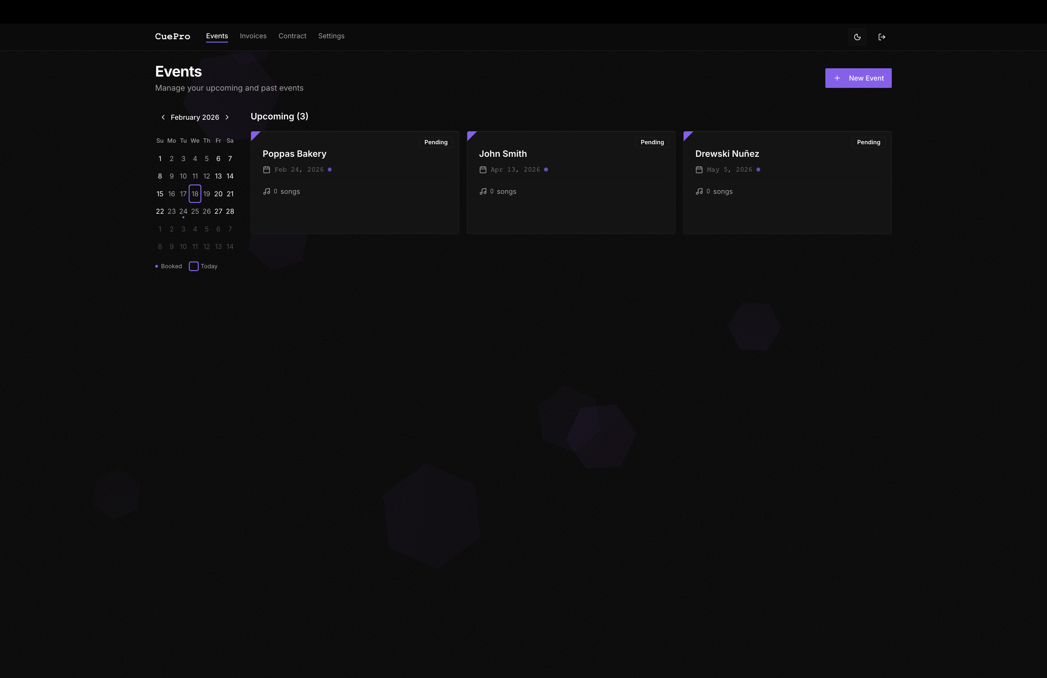 CueProApp - Contracts and Invoices. gallery image