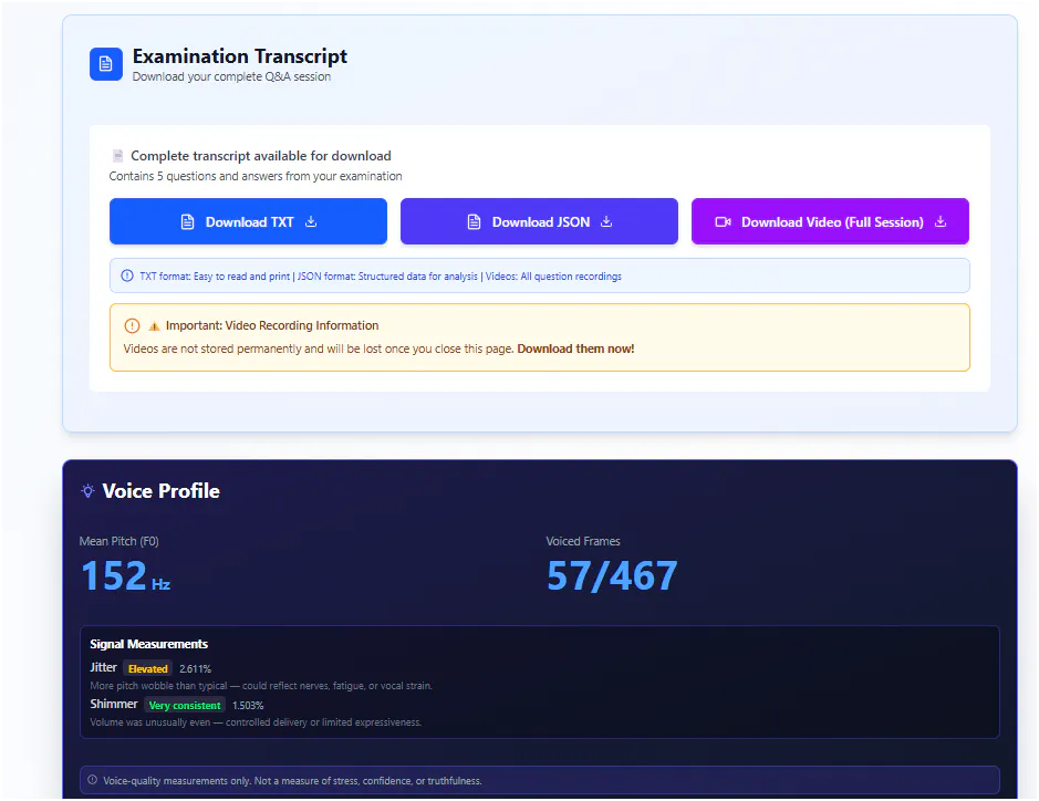 crossexam.me Platform gallery image