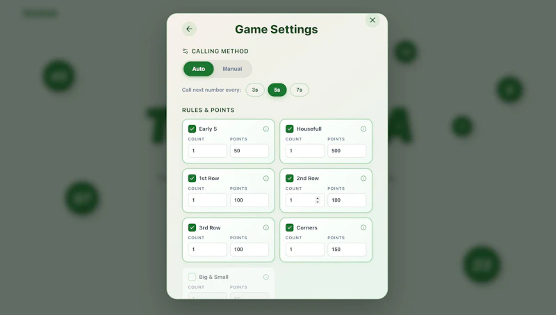 Tambola screenshot 1