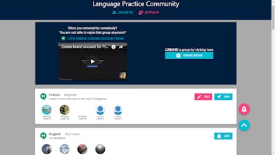 Free4talk Language Practice Community gallery image