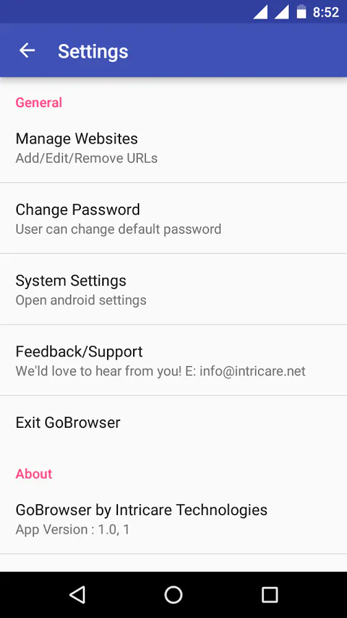 GoBrowser - Kiosk Mode Browser
