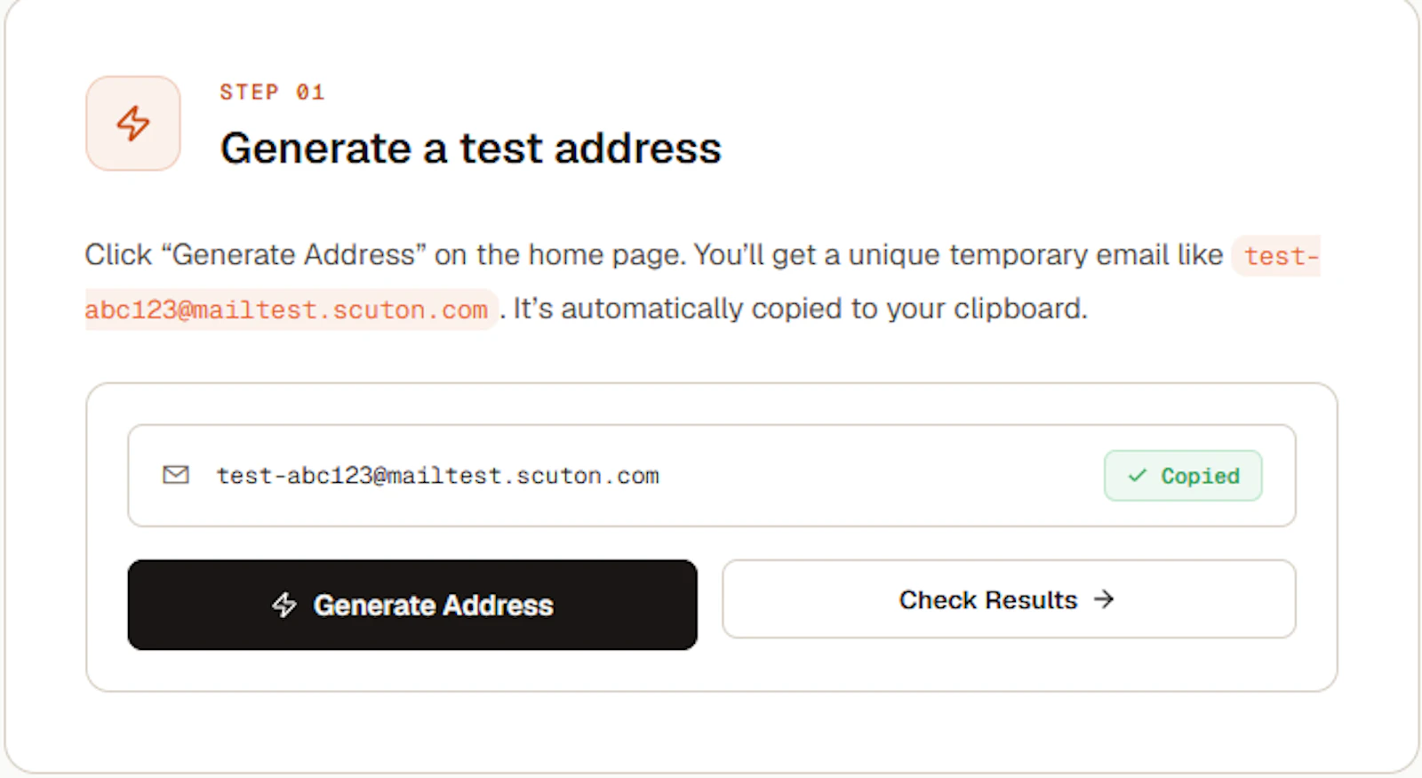 MailTest screenshot 4
