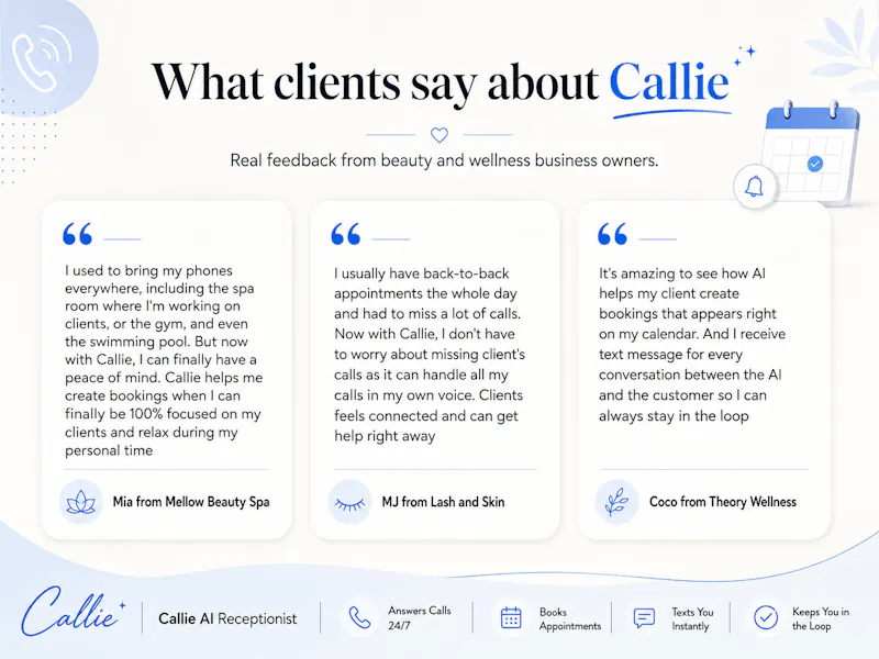 Callie - AI Receptionist by SetAndForget screenshot 4