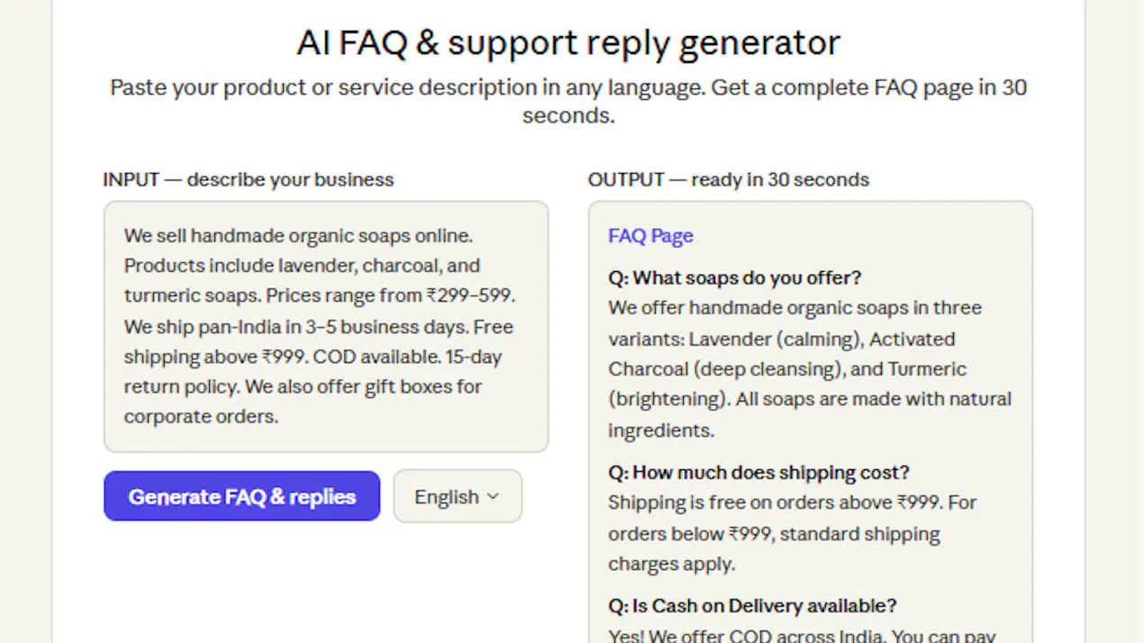 Answrii product