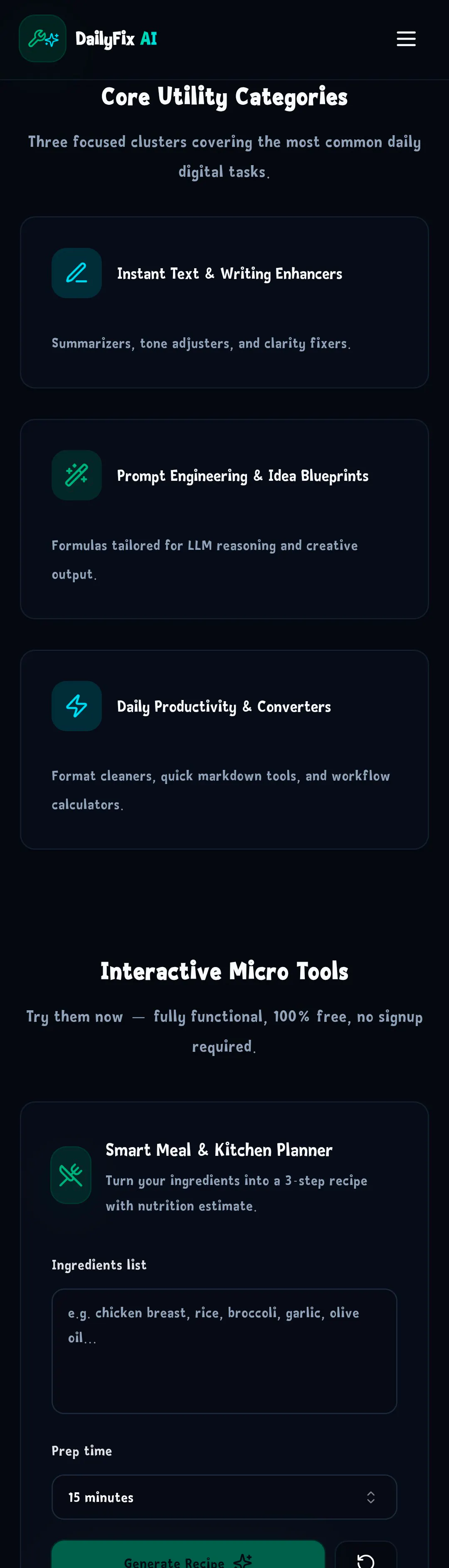 Dailyfix AI Tools gallery image