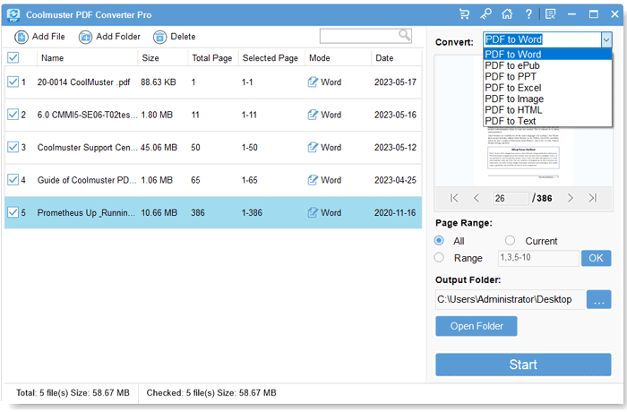 Coolmuster PDF Converter Pro media 3