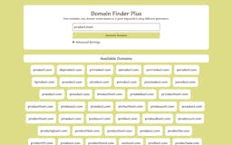 Domain Finder Plus media 2