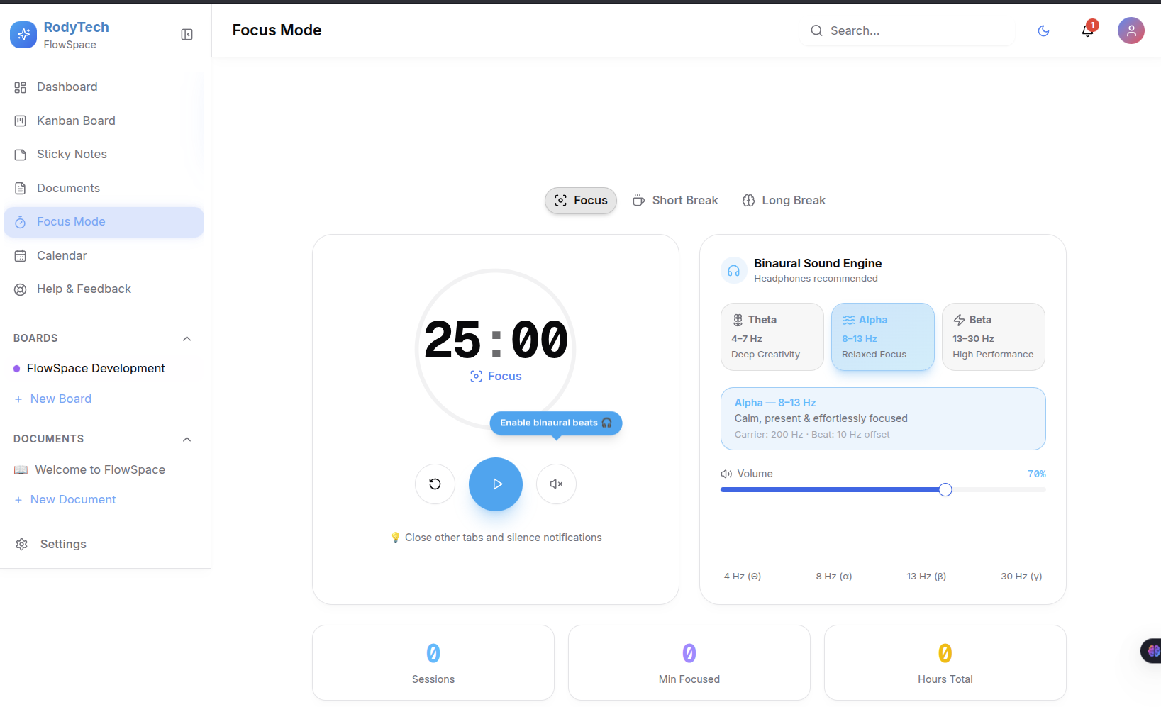 Flowspace - Screenshot 2 showing product features and functionality