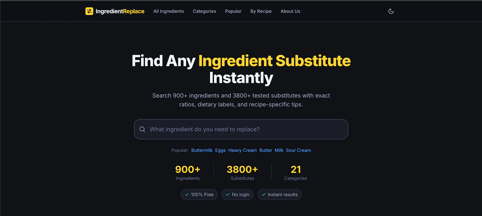 IngredientReplace screenshot 3