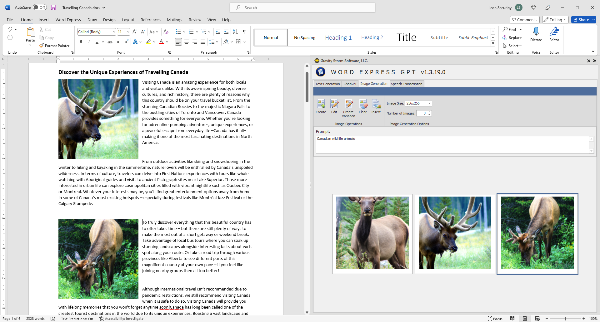 Palabra expresa - Generación de texto e imágenes, transcripción y traducción en Word media 6