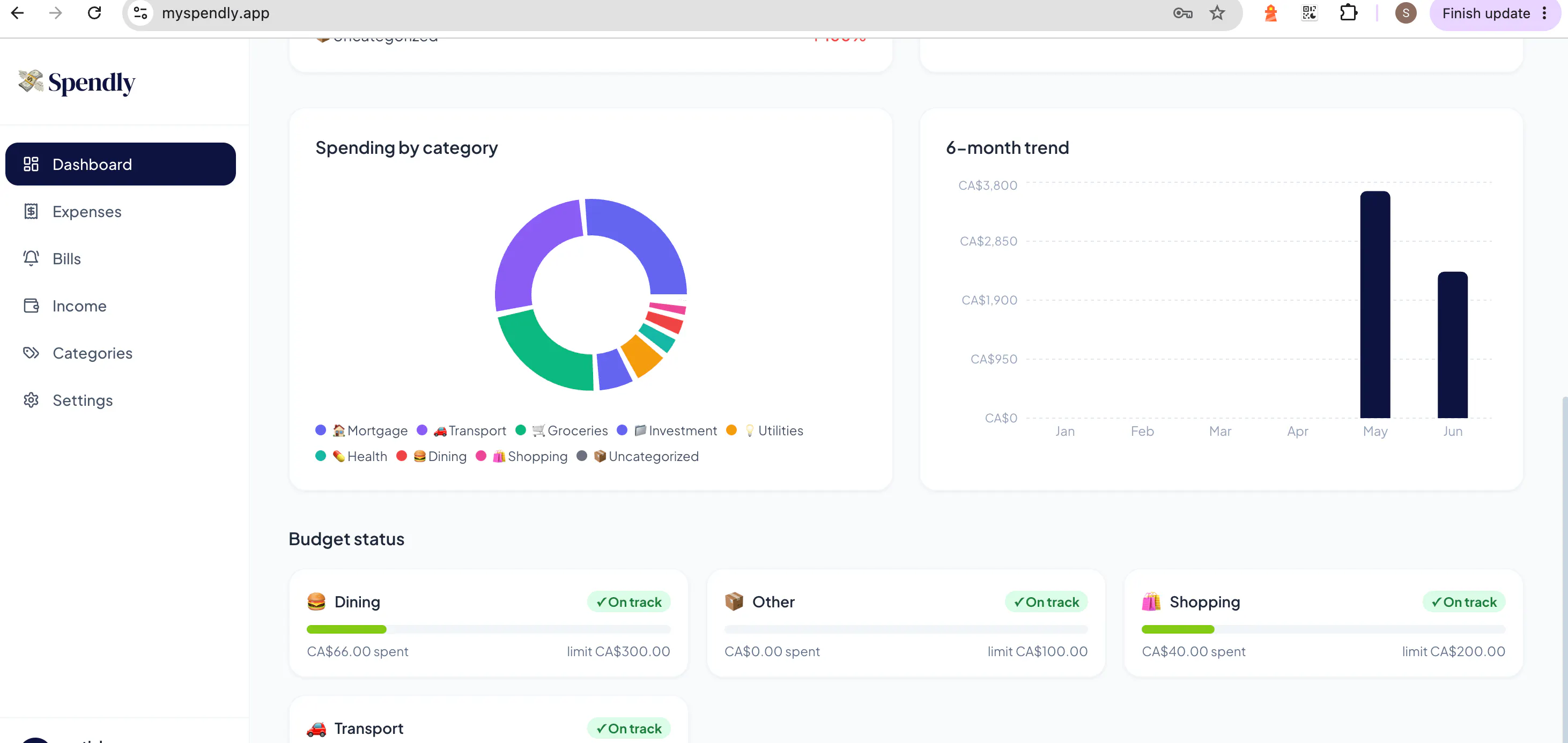 Spendly — Expense Tracker gallery image