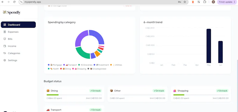 Spendly — Expense Tracker screenshot 6
