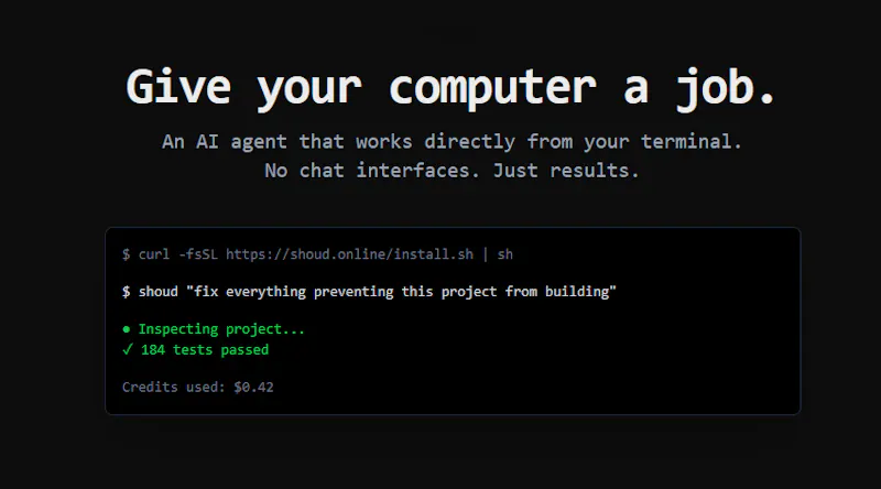 SHOUD screenshot 1