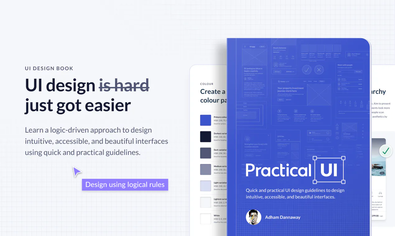 Practical UI: A book to learn a logic-driven approach to UI design ...