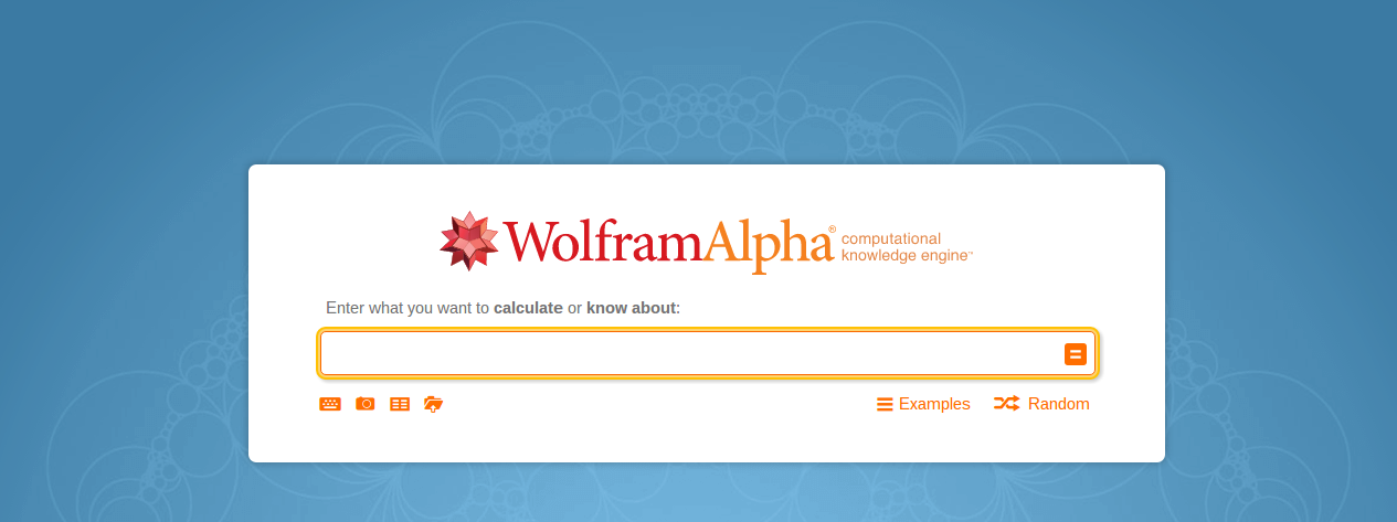 WolframAlpha