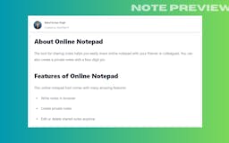 Online Notepad media 1