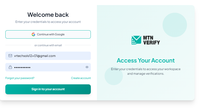 MTN Email Verifier gallery image