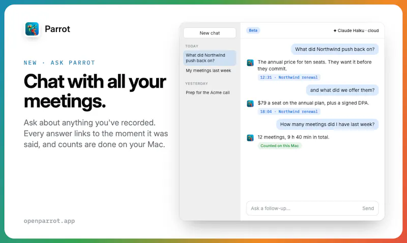 Parrot screenshot 7