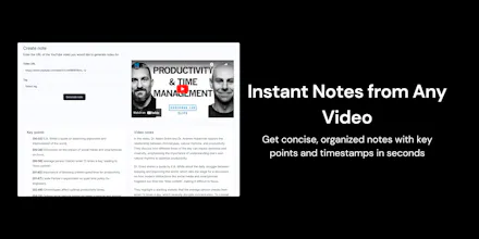 Video Notes TLDR gallery image