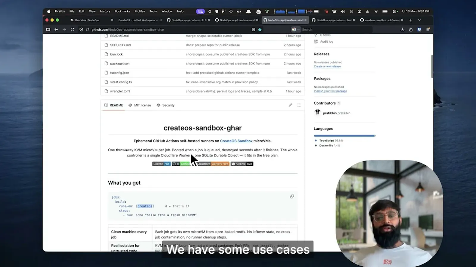 CreateOS Sandbox screenshot 1 (video preview)