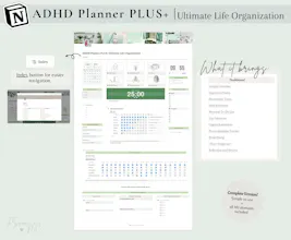 ADHD+ Notion Life Planner | Ultimate gallery image