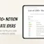Start a Notion Template Side Hustle