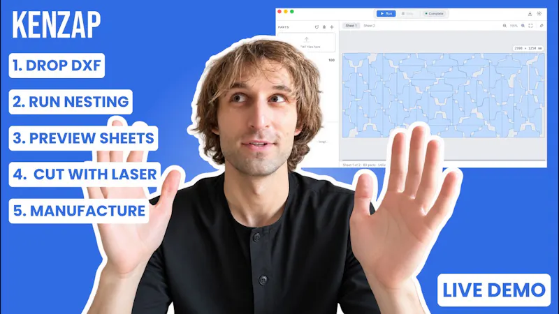 Kenzap Nesting screenshot 1 (video preview)