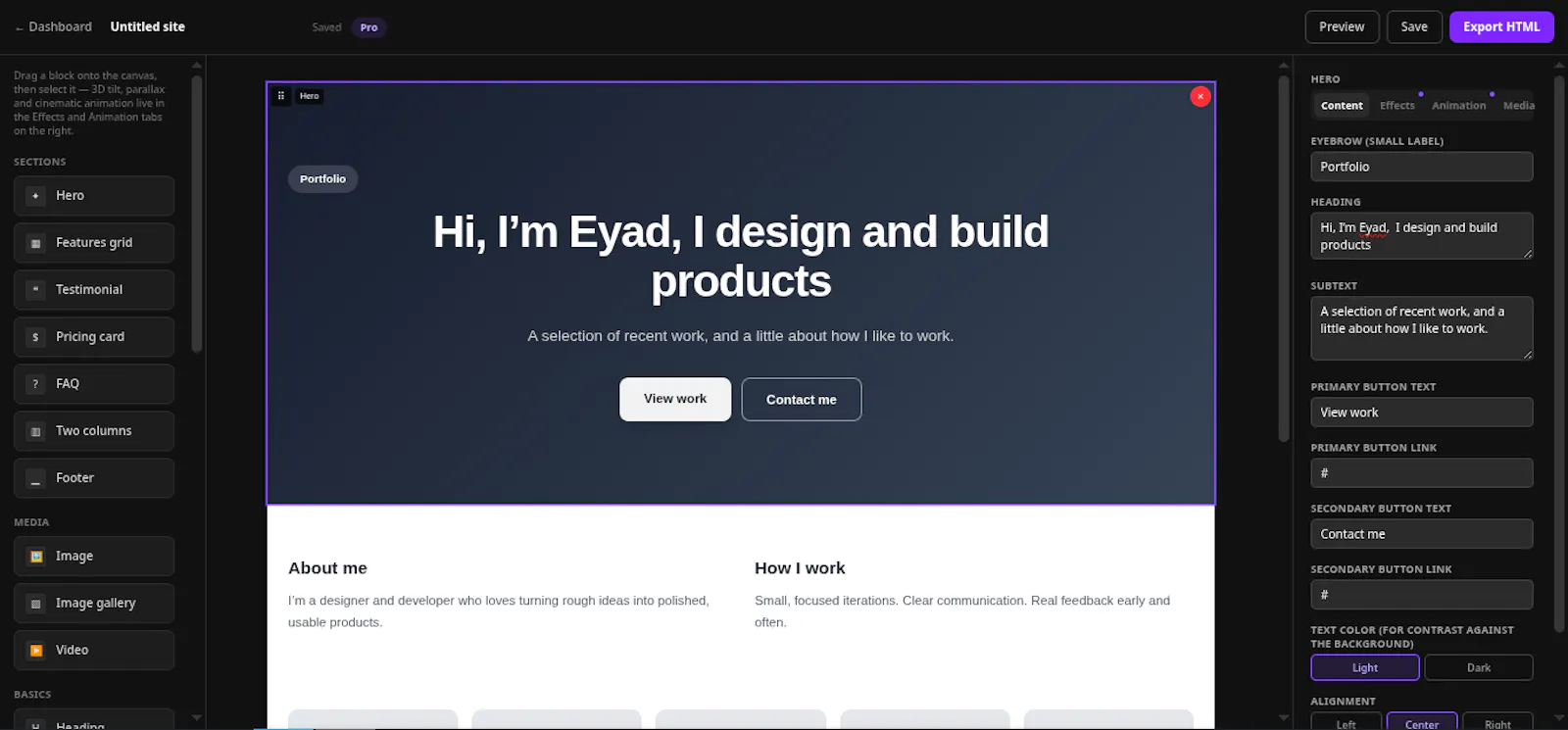 Dragsite screenshot 2