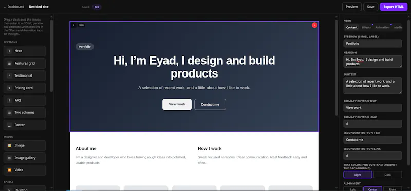 Dragsite screenshot 2