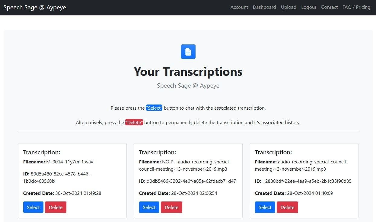 SpeechSage gallery image