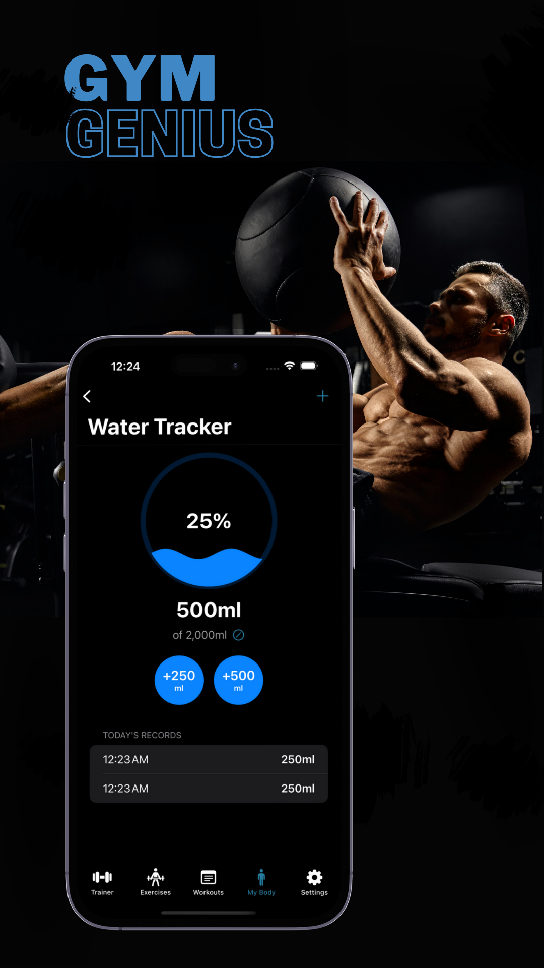 Média Genius du gymnase: planificateur d'entraînement 1
