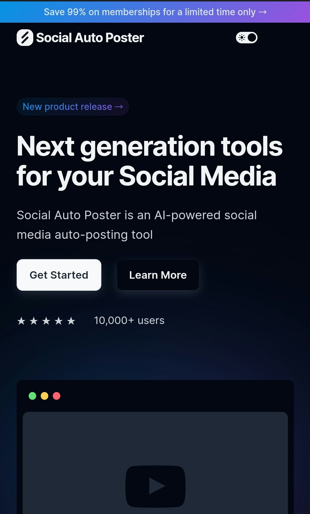 Social Auto Poster 