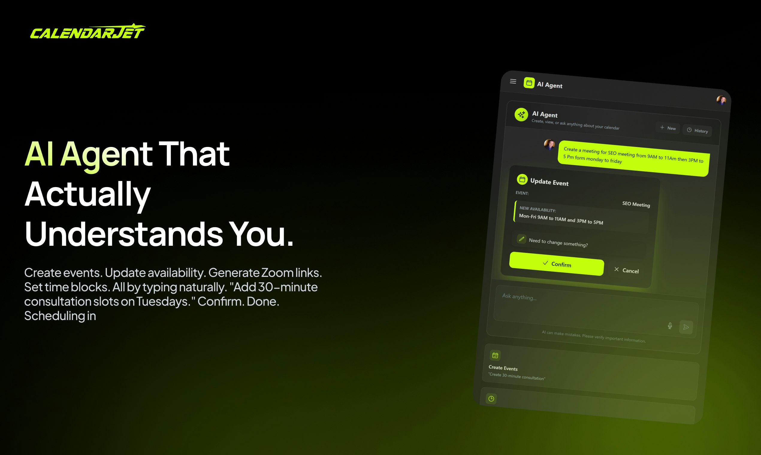 CalendarJet - Screenshot 4 showing product features and functionality