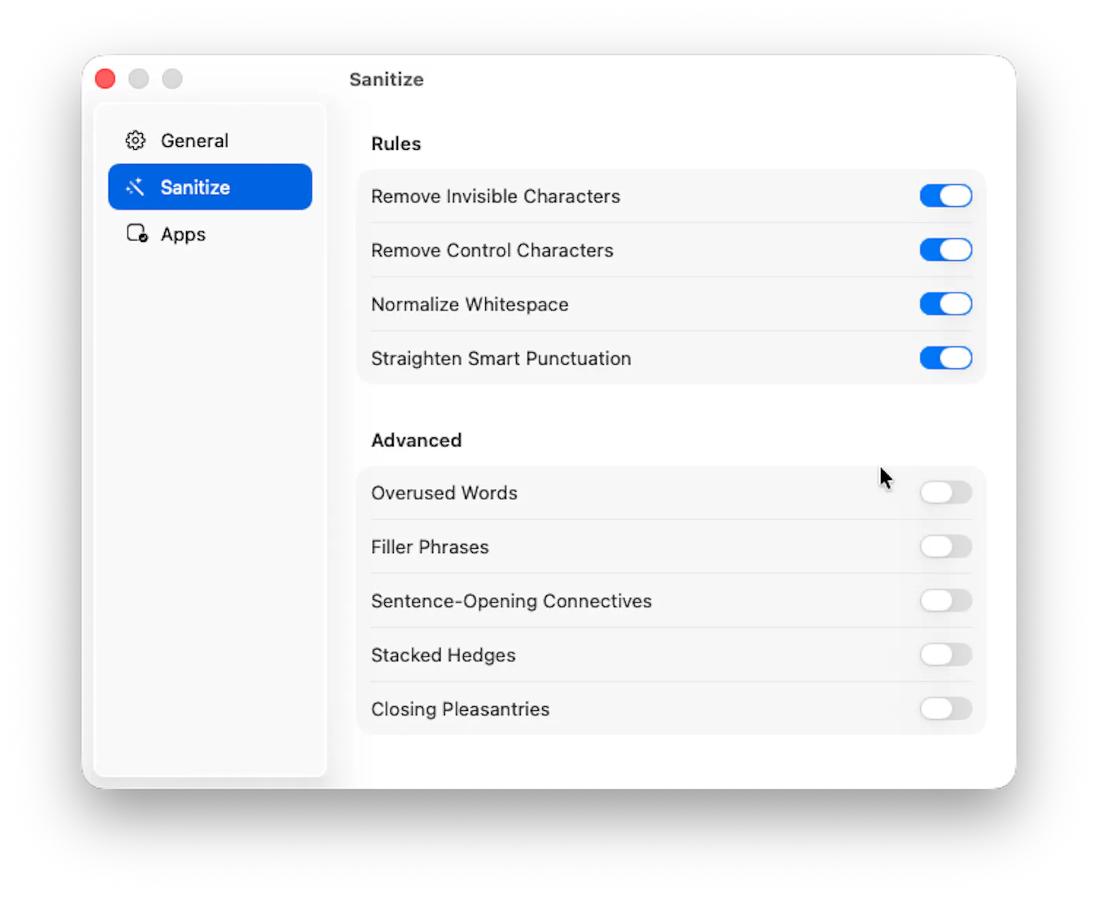 Clipboard Sanitizer screenshot 1