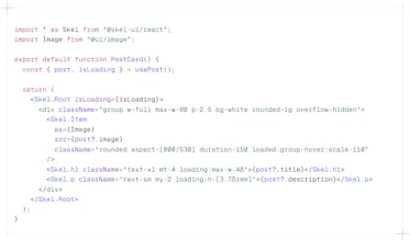 Skel UI gallery image