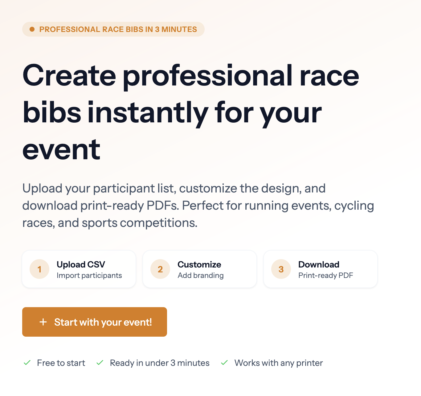 Média Bibliothèque - Créez instantanément des dossiers de course professionnels pour votre événement 2