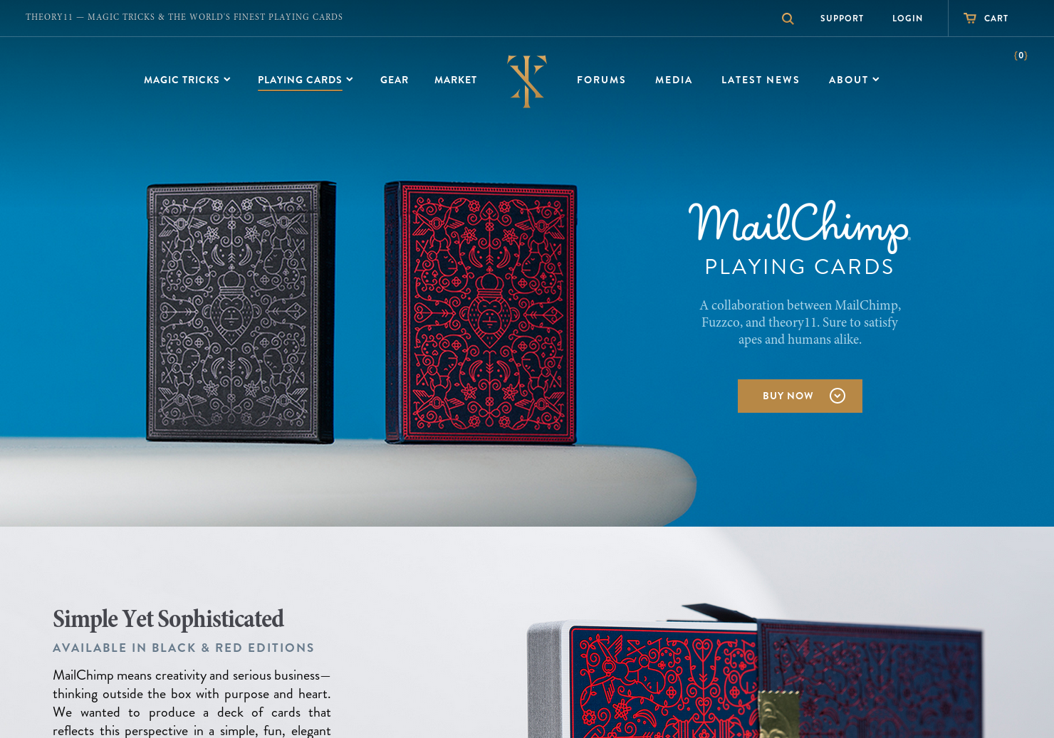 MailChimp Playing Cards