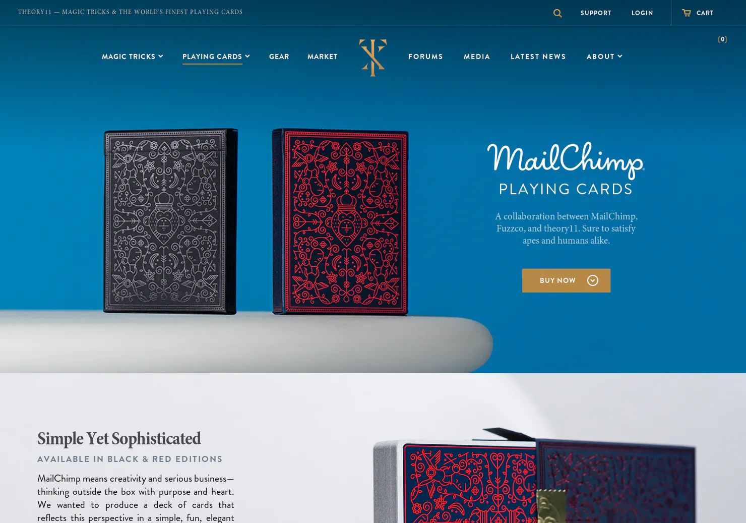 MailChimp Playing Cards