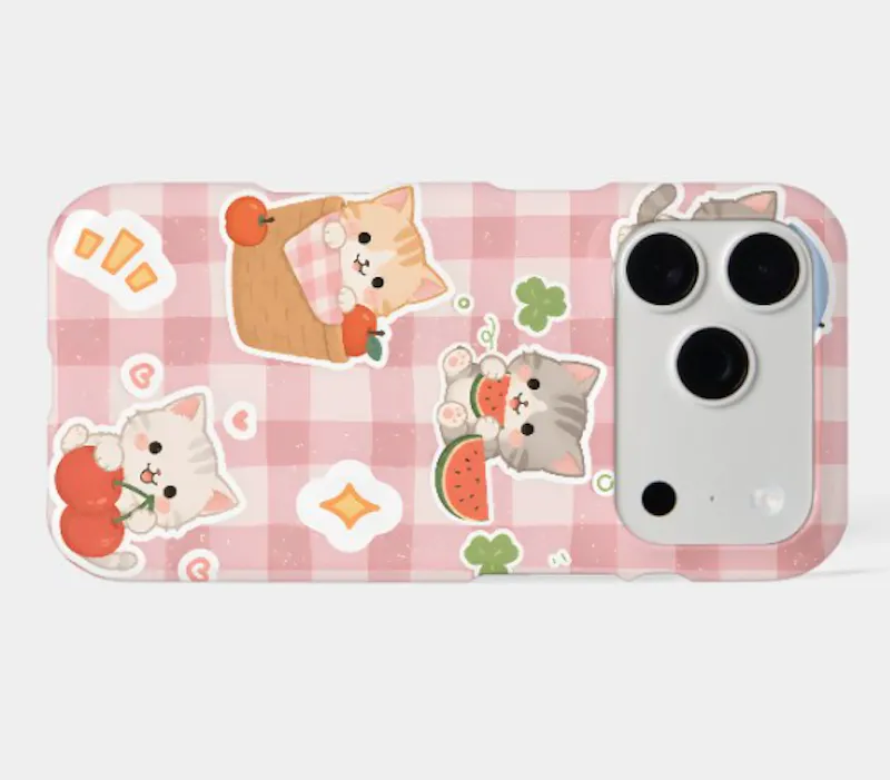 ZazzleCute Pink Cat Phone Case screenshot 2