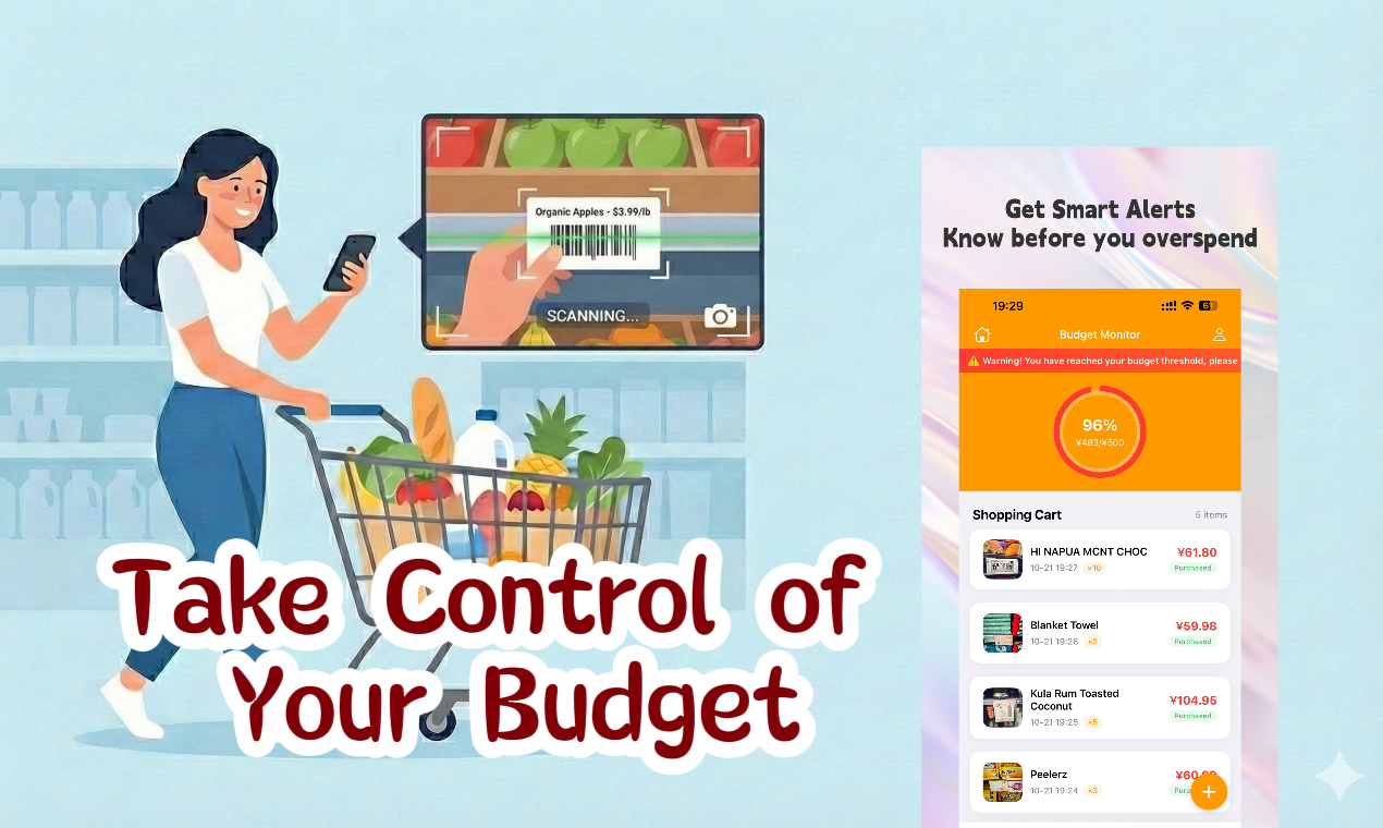 Shelf Check - Shopping Budget - Main product screenshot demonstrating key features and user interface