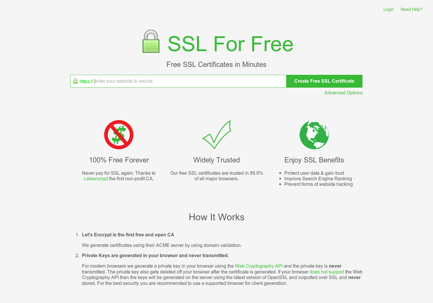 SSL For Free gallery image