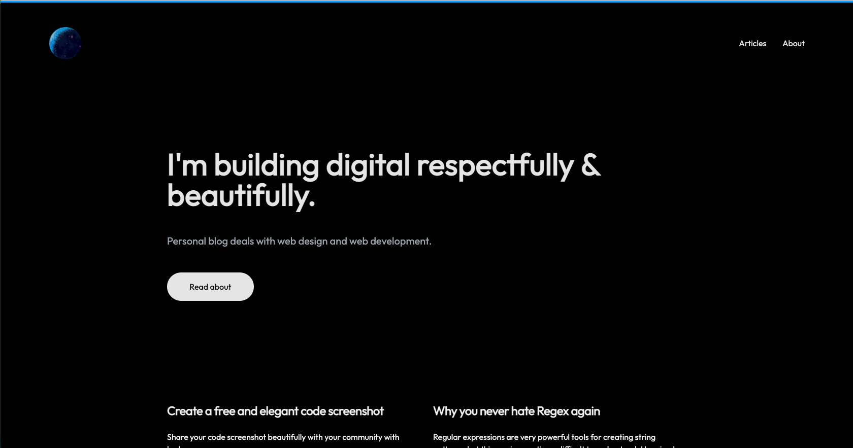 Digital Blog - malikvd.dev gallery image