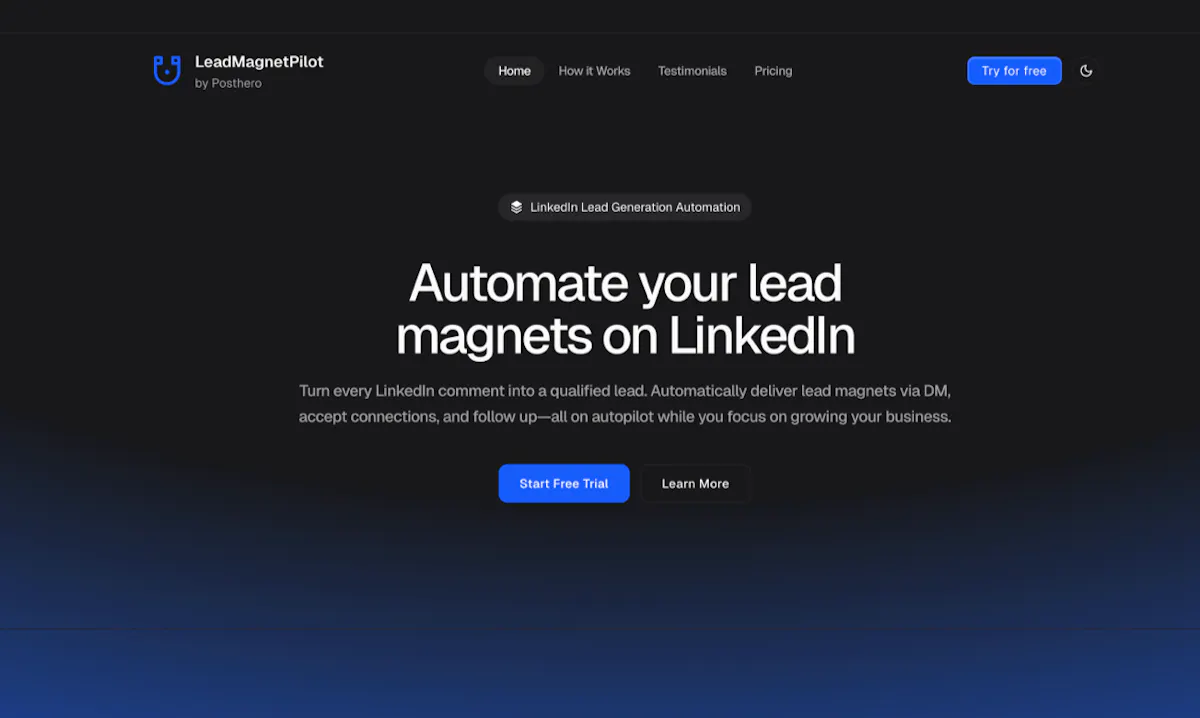 Lead Magnet Pilot