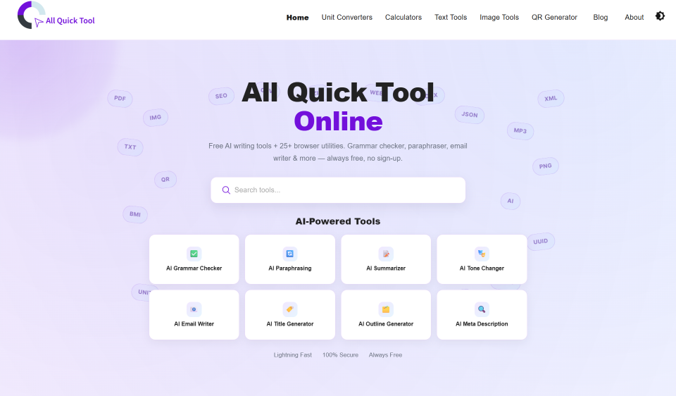 All Quick Tool gallery image