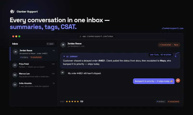 Clanker Support screenshot 3
