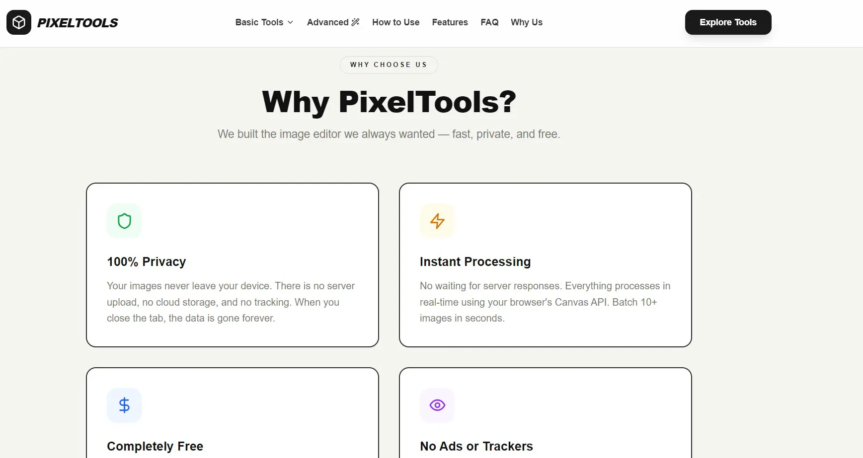 PixelTools7 – Free Online Image Toolkit gallery image