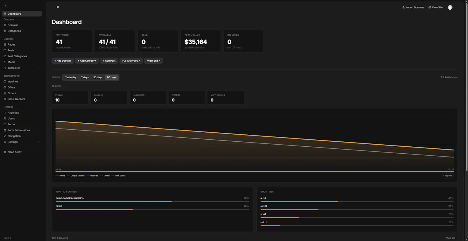 Domainer Engine screenshot 7